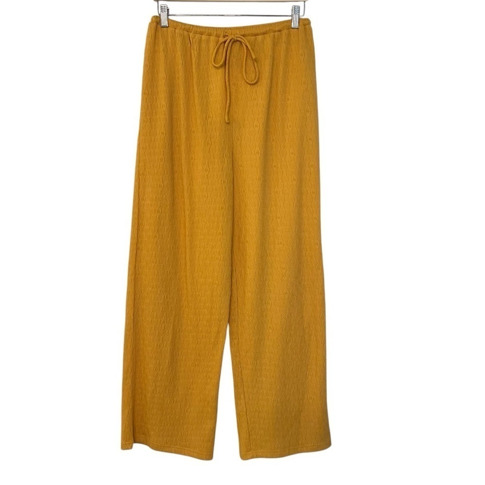 Sabo Skirt Kala Wide Leg Pants Gold Size Medium NWT Beach Resort Vacation Travel